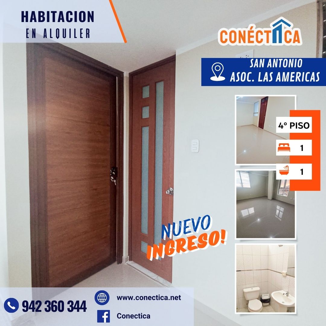 Habitación en Alquiler- Asoc. Las Americas-San Antonio