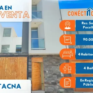 CASA EN RESIDENCIAL SOL DE POCOLLAY – CIUDAD DE TACNA