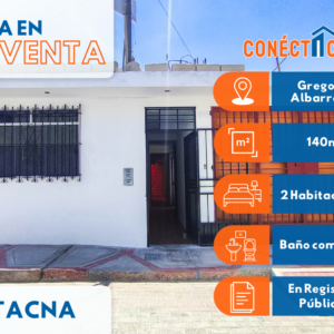 Venta de Casa en Cono Sur (Asoc. La Unión) Tacna
