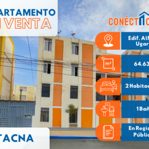 Venta de Departamento (2do. Piso) en Edificio Alfonso Ugarte - Tacna