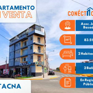 Departamento Cerca al Mercado Santa Rosa (Gregorio Albarracín) - Tacna