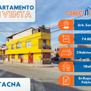 Departamento en la Av. Billinghurst con Psje. San José - Cercado de Tacna