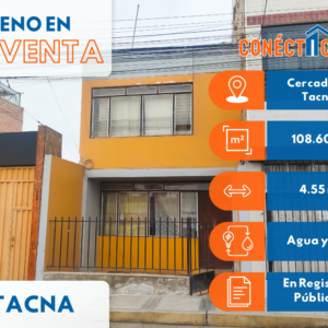 En Venta Casa como Terreno en el Cercado de Tacna - Calle 28 de Julio