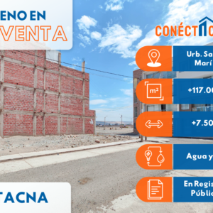 Terrenos céntricos en la Urb. Santa María - Cercado de Tacna