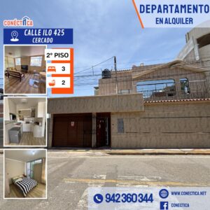 🏠 DEPARTAMENTO AMOBLADO EN ALQUILER – CALLE ILO 425
